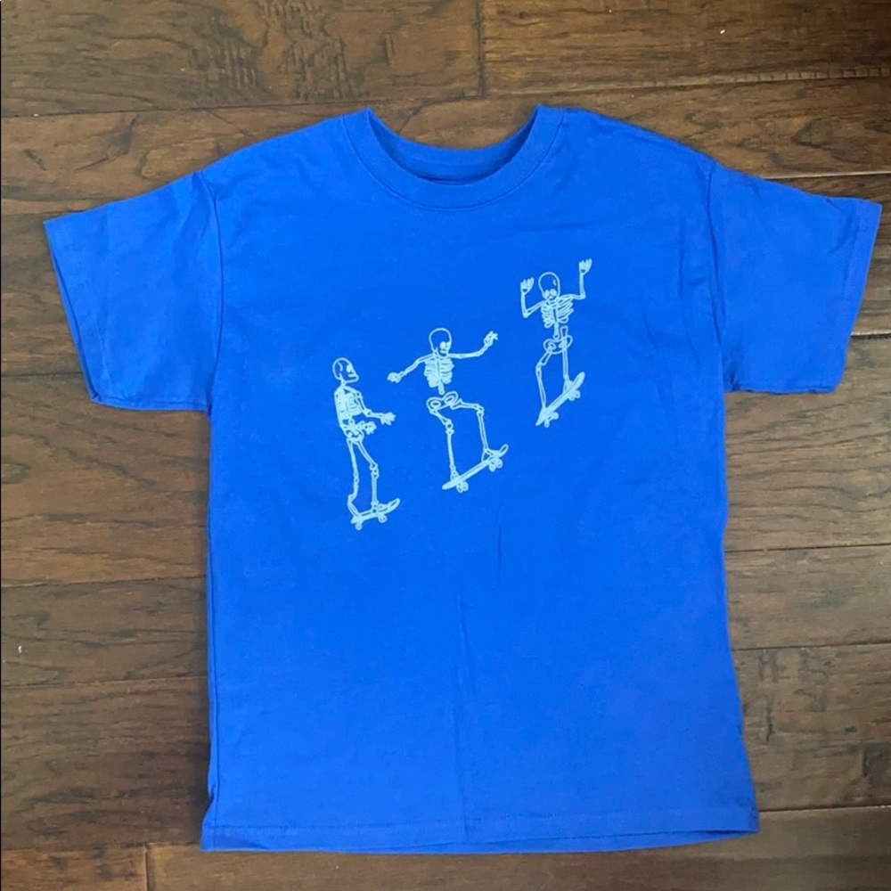Skeleton Glow-In-The-Dark T-shirt - Youth Medium
